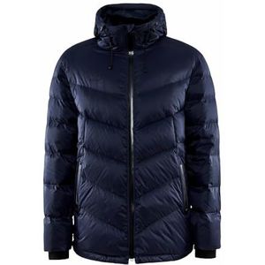 Craft ADV Explore Down Jacket XL donsjack voor heren, met verstelbare capuchon en hoge kraag, waterafstotende winterjas voor heren, winddichte donsparka voor heren