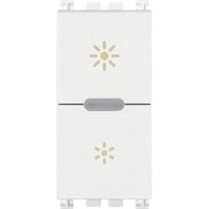 VIMAR - Arké - Wifi-dimmer - Wit - Compatibel met Spraakassistenten