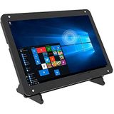 7 inch touchscreen-monitor voor Raspberry Pi, draagbaar touchscreen IPS 1024 x 600 HDMI met hoes, voor gameconsole/pc/camera/win OS