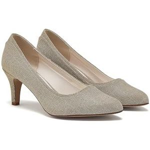 Rainbow Club Jara gouden brede pasvorm bruiloft hofschoenen, 4, Ivoor, 37 EU
