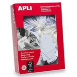 APLI 385 - Etiquetas colgantes blancas 11 x 29 mm 1.000 en