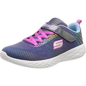 Skechers Go Run 600 Shimmer Speeder, meisjessneakers, Blauw, 29 EU