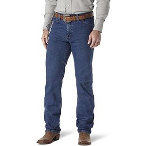 Wrangler Heren Premium Performance Cowboy Cut Regular Fit Jean, Donkere Steen, 34W x 38L