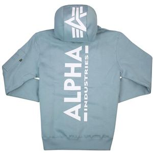 Alpha Industries - Back Print Hoodie - Zwart - Katoen/Polyester