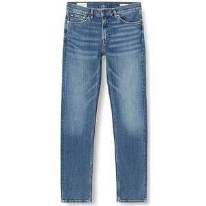 GANT Regular jeans voor heren met normale pasvorm, Gekleurd middenblauw, 31W x 34L