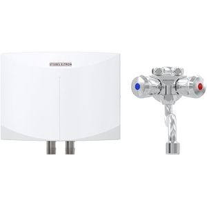 AEG elektronischer Durchlauferhitzer DDLE EASY 24 kW, einfache Temperaturwahl durch 2 Festtemperaturen 42°C und 55°C. Festanschluss 400V, VDE geprüft, 228842