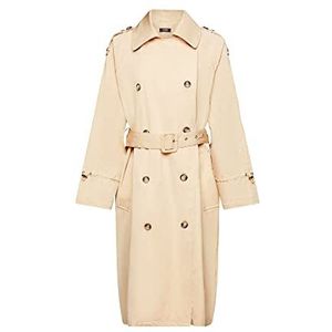 ESPRIT Collection Trenchcoat met dubbele rij knopen, zand, L