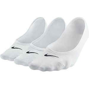 Nike 3PPK WOMENS Training FOOTIE-M sokken, dames, wit (WHITE/BLACK)