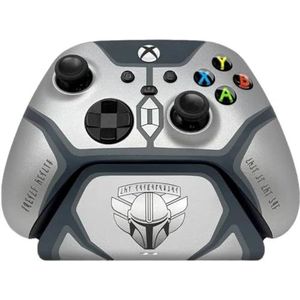 Razer Limited Edition Mandalorian Wireless Pro Controller & Quick Charging Stand Bundle voor Xbox Series X|S, Xbox One: Impulse Triggers - Getextureerde Grips - 12 uur batterijduur - Magnetisch veilig