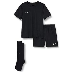 Nike LK NK DRY PARK20 KITSET K, Calcio Unisex Bambini, zwart/zwart/ (wit), S