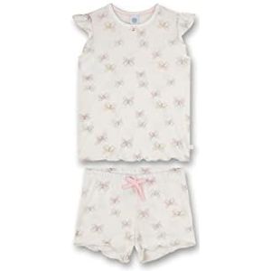 Sanetta Meisjes 233078 Pyjamaset, White Pebble, 92, wit pebble, 92 cm