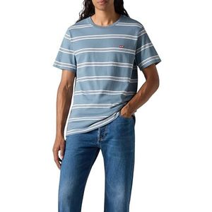 Levi's - SS Original HM Tee - T-shirt - Blauw - 100% Katoen
