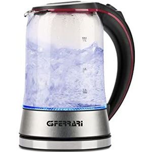 G3 Ferrari G10163 Waterkoker van glas ""Vidro"", 1,7 liter, 2200 W, LED-verlichting