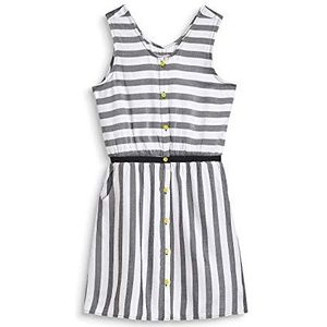 ESPRIT KIDS Geweven jurk voor meisjes, grijs (antraciet 290), M