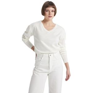 DeFacto Gebreide damesmode - stijlvolle gebreide trui blouses & tunieken voor dames - keuze aan truien - fijn gebreide truien en truien, ecru, S