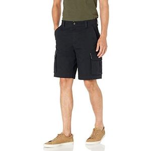 Amazon Essentials Heren Lichtgewicht cargoshort van stretch-ripstop met binnenbeenlengte van 25 cm, Zwart, 40