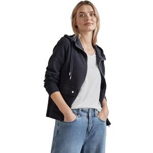 Street One - Dames Hoodie - Blauw - Tussenjassen
