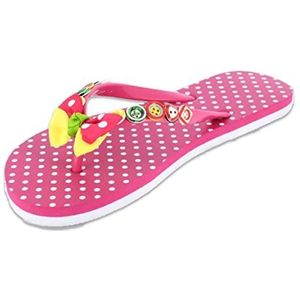 Beck Badschoenen voor heren met buttons, fuchsia, 39 EU