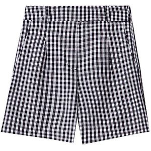 United Colors of Benetton Bermuda 4YCND900V Shorts, Vichy Wit Zwart 914, 40 dames, Vichy wit zwart 914, 36 NL