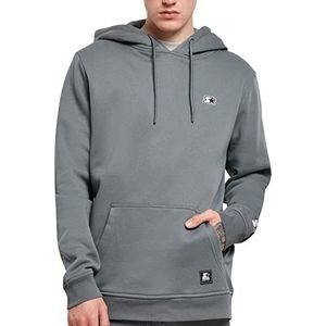 STARTER BLACK LABEL Heren Starter Essential Hoody Sweatshirt met capuchon, Heavymetal, L