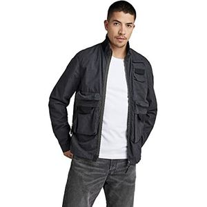 G-STAR Raw Bomberjack voor heren, met rits, veelkleurig (Dk Black Htr D21065-c903-7293), XS