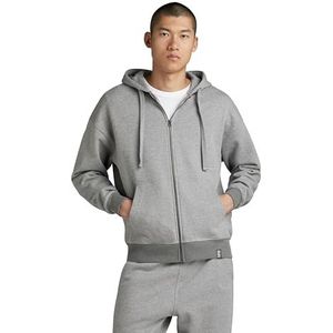 G-STAR RAW Essential Loose Zip Thru Hooded Sweat, Meerdere kleuren (Medium Grey Htr D23489-d395-8073), L