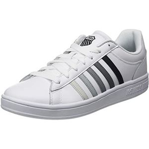 K-Swiss Court Winston Sneakers voor heren, wit/BLKGRADIENT/WT, 42,5 EU