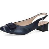 Caprice - Pumps - Zwart - Leer/Textiel/Synthetisch