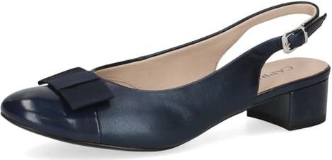 Caprice - Pumps - Zwart - Leer/Textiel/Synthetisch