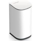 Linksys Velop Micro Mesh WiFi 6 extra knopen, dual-band wifi-versterker en repeater, tot 139 m², meer snelheid voor +150 apparaten, breidt het Linksys-netwerk uit, 1 stuk