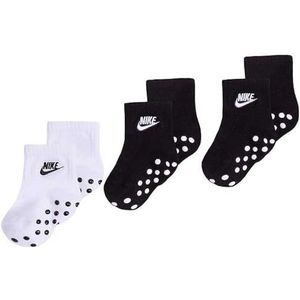 Nike - Core Futura Gripper - Sokken - Zwart/Wit - Verpakking van 3