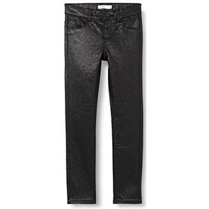 NAME IT Nkfpolly Twiatemil Es Pant broek voor meisjes, zwart/detail: glitter, 158 cm