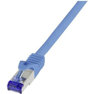 LogiLink C6A066S netwerkkabel, 3 m, Cat6a S/FTP (S-STP) Blauw