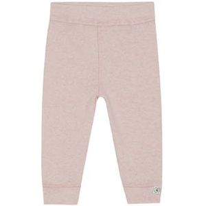 GoBabyGo Root broek, babyjoggingbroek van ademend katoen, brede elastische tailleband en perfecte pasvorm, maat 12 maanden (80 cm), kleur roze, Rosé, 12 Maanden