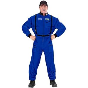 W WIDMANN - astronaut kostuum, ruimtepak, overall, blauw, ruimtevaarder, ruimtevaarder, carnavalskostuums