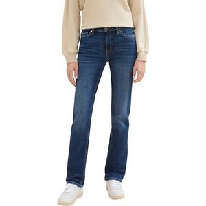 TOM TAILOR Kate Straight Jeans voor dames, 10113 - Clean Mid Stone Blue Denim, 26W x 30L