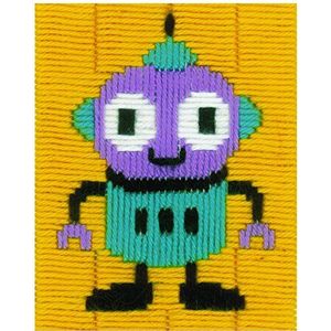 Vervaco Lange Stitch Kit: Robot, Multi-Colour