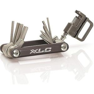 XLC Unisex – Multitool voor volwassenen TO-M07, grijs, één maat