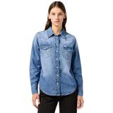 Heritage - Shirt - Blauw - 100 procent Katoen - Regular Fit