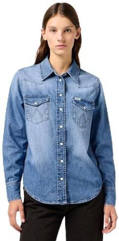 Heritage - Shirt - Blauw - 100 procent Katoen - Regular Fit