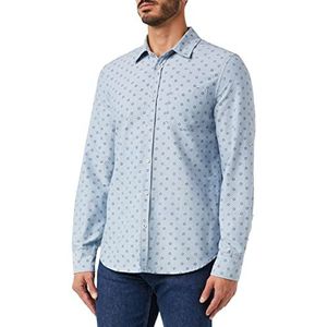 MUSTANG Casper Oxford AOP klassiek overhemd voor heren, 231 - Dd3 App_1, XL
