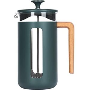 La Cafetière Pisa - Koffiezetapparaat - Groen - Roestvast Staal - Glazen Frame