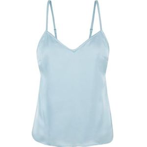 Urban Classics Dames Top Ladies Viscose Satijn Slip Top Oceanblue XL, oceaanblauw, XL