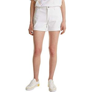 ESPRIT Shorts voor dames, Wit (100/Wit), 27