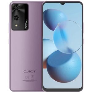 CUBOT A10-6,6"" HD+ 90Hz smartphone, 4GB en 128GB, 48MP camera, 5100mAh batterij, Android 14, OctaCore processor, paars