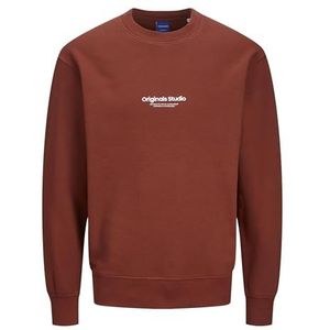 Jack & Jones Jorvesterbro Sweat Crew Neck Noos, Brandy Brown, XXL