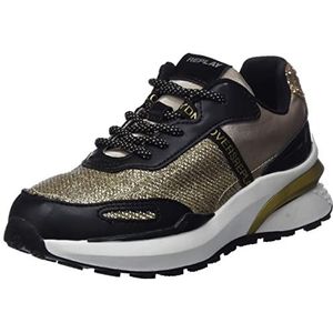 Replay Athena JR Sneakers voor jongens en meisjes, 006 zwart goud, 28 EU
