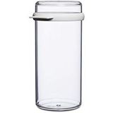 Mepal Stora voorraaddoos rond 1,9 liter, SAN/TPE, wit met afdichtring, 13,4 x 12 x 24 cm, BPA-vrij, vaatwasmachinebestendig