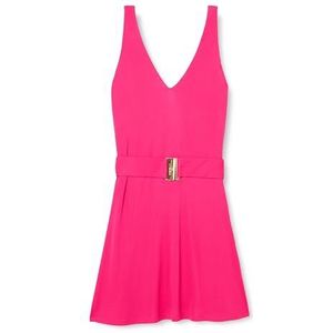 Pinko Vermentino interlock crêpe jurk, N17_pink pinko, XXL