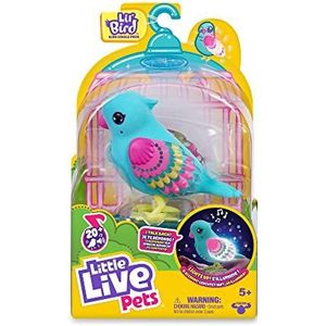 Little Live Pets - Sprekende vogels, tweet twinkle, interactief huisdier met meer dan 20 geluiden en reacties, herhalen wat je zegt, speelgoed voor jongens en meisjes vanaf 5 jaar, beroemd (LPB14200)
